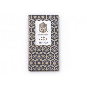 Čokoláda Ajala 66% Mák a višeň