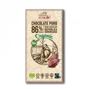 Chocolates Solé - 86% organic chocolate