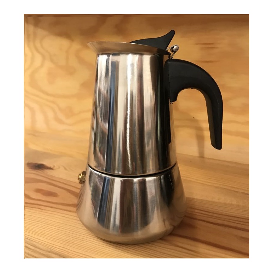 Moka pot Kaffia 2 cups stainless steel