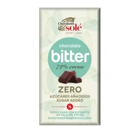 Chocolates Solé  - 72% with stevia without sugar
