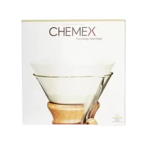 Paper filters Chemex 4-13 cups - white Unfolded