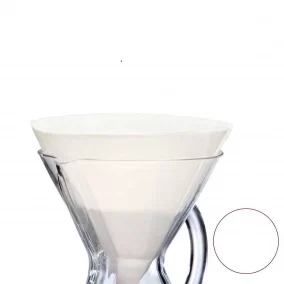 Paper filters Chemex 4-13 cups - white Unfolded