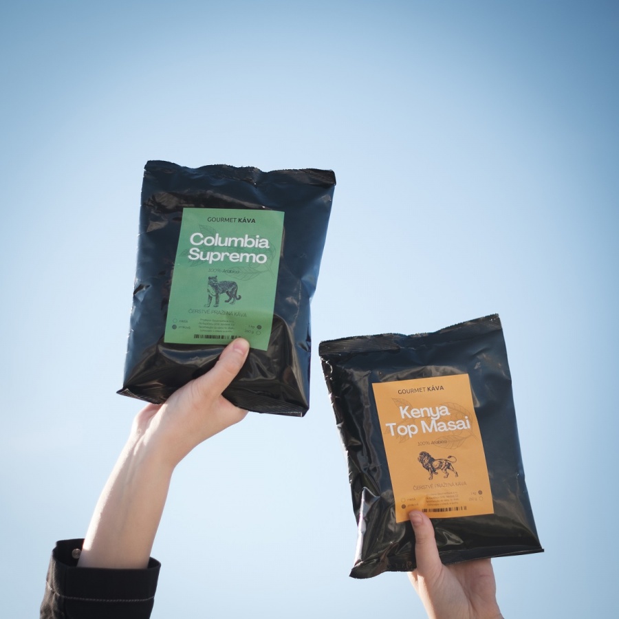 Kolumbie: Supremo, zrnková káva arabica