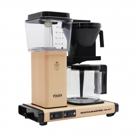 Moccamaster KBG Select Apricot coffee machine