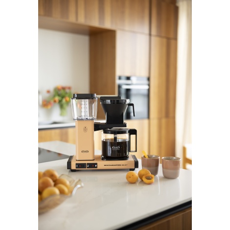 Moccamaster KBG Select Apricot coffee machine