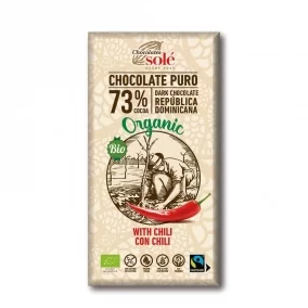 Chocolates Solé - 73% organic chocolate with chilli