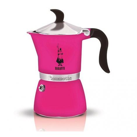 Bialetti Fiammetta 3 Pink Moka Teapot