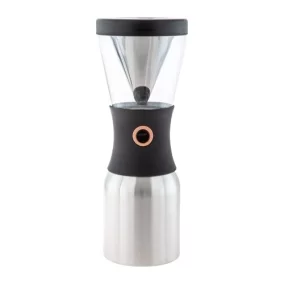 Asobu Cold Brewer - coffee machine for hot and iced coffee - silver