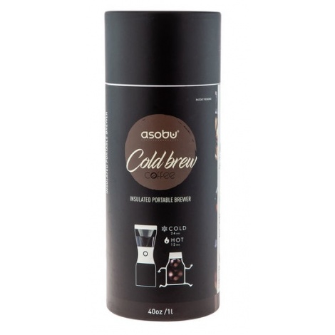 Asobu Cold Brewer - coffee machine for hot and iced coffee - silver