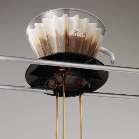 Dripper Kalita  Wave 185 Black- skleněný