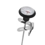 Timemore analogue stainless steel thermometer for perfect control of water temperature, whisked milk temperature and other kitchen uses. 