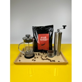 Francouzský balíček - mlýnek, frenchpress a káva 2