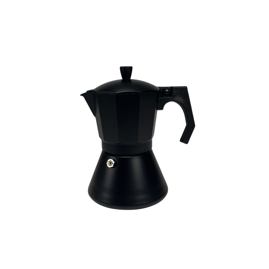 Kaffia Black Moka Pot 6 cups