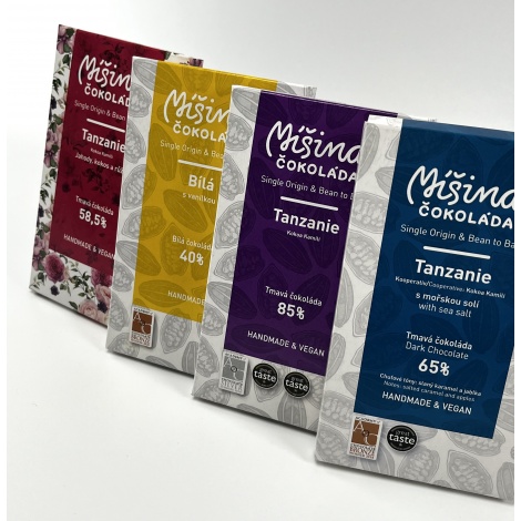 Chocolate Mixed chocolate, white chocolate with vanilla, 40%