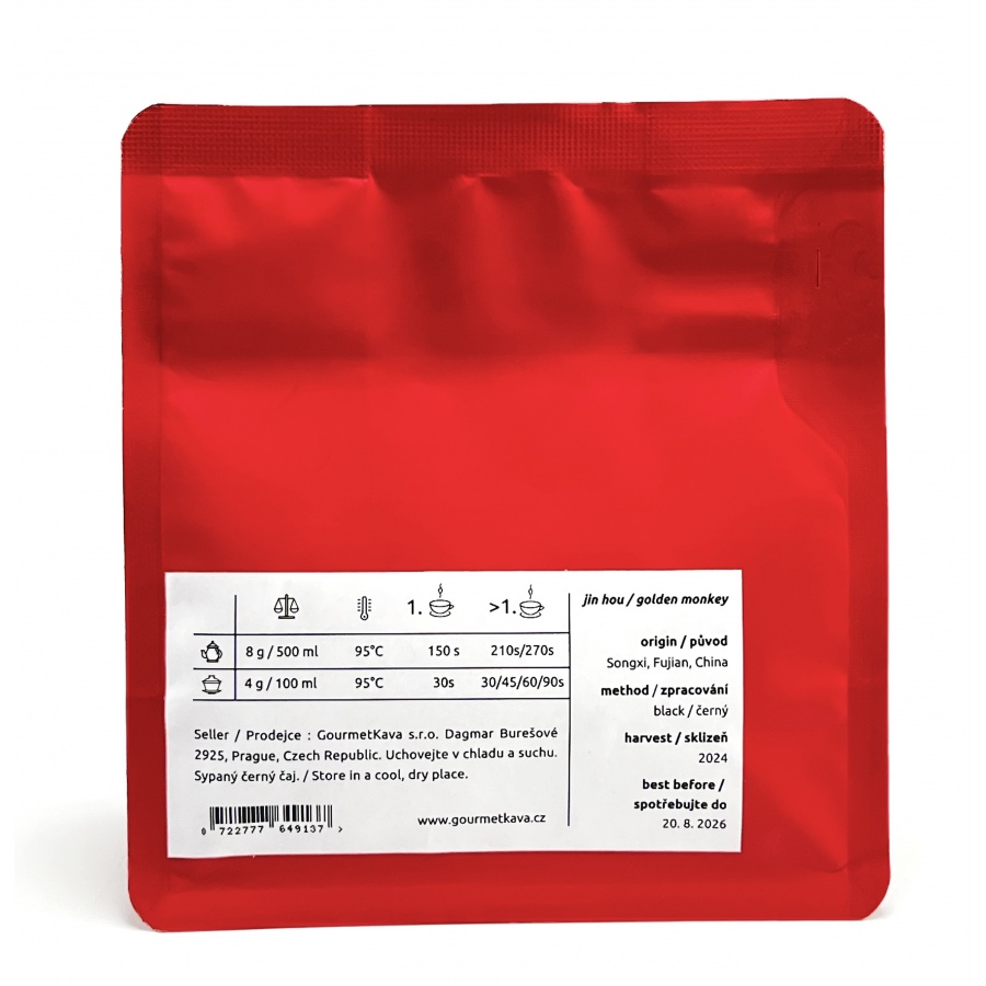Black Tea Jin Hou / Golden Monkey 50g Specialty Tea