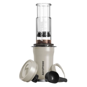 Aeropress GO Plus Travel System - cream
