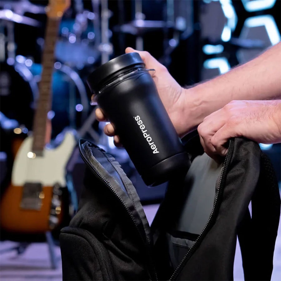 Aeropress GO Plus Travel System - black