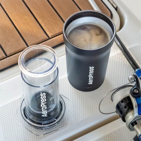 Aeropress GO Plus Travel System - black