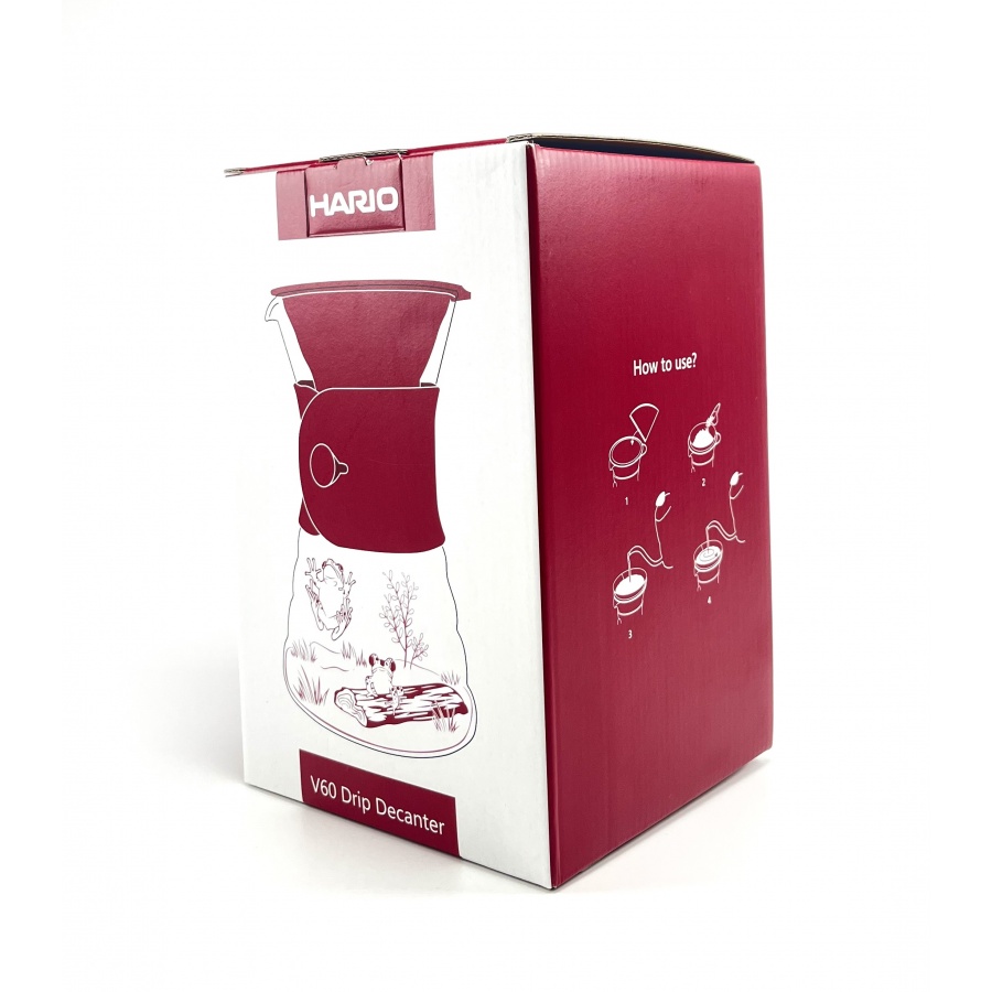 Hario V60 Drip Decanter (VDD-02MIX-RED)