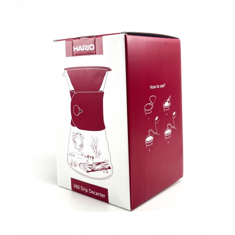 Hario V60 Drip Decanter (VDD-02MIX-RED)
