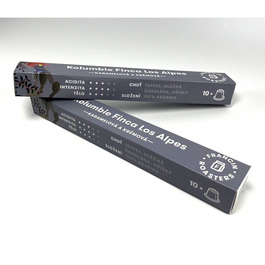Coffee Francin ESPRESSO KAPSLE KOLUMBIE Finca Los Alpes