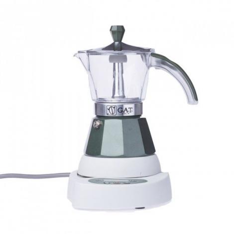 GAT Vintage 2-4 electric moka kettle green