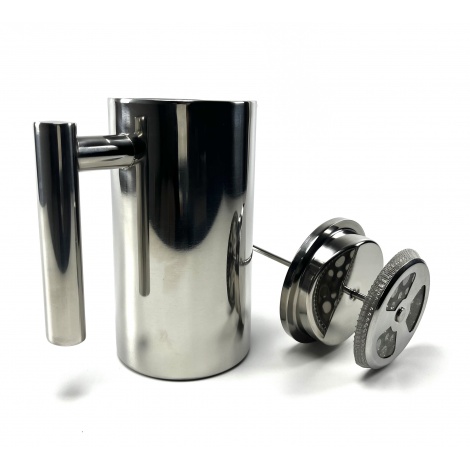Nerezový frenchpress 600ml Kaffia - Silver