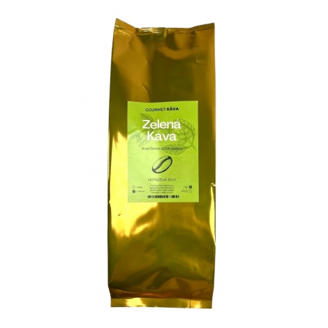 Green coffee 1kg, unroasted green coffee, black