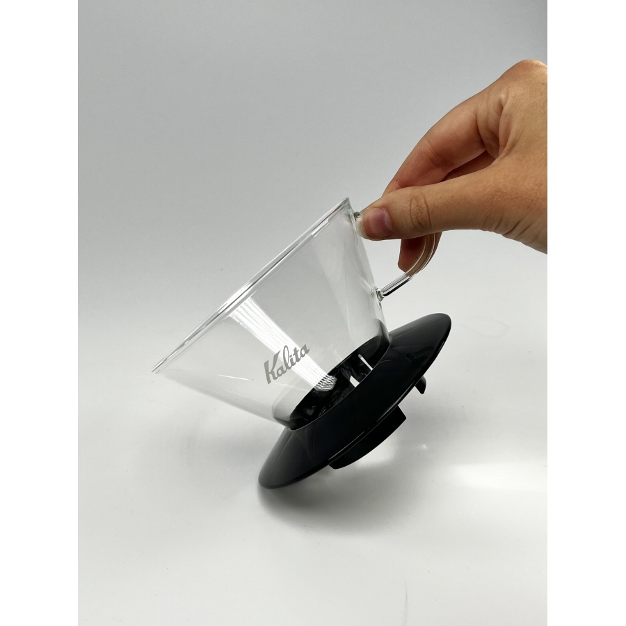 Dripper Kalita  Wave 185 Black- skleněný