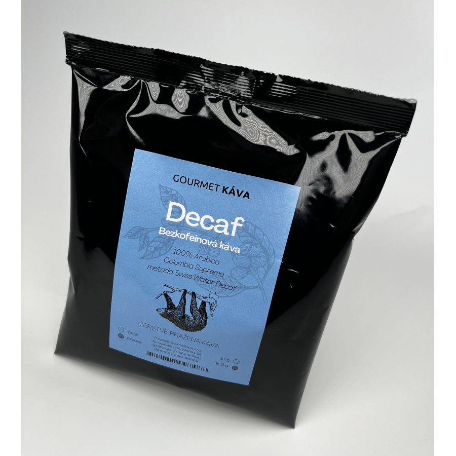 Decaffeinated coffee Colombia, whole bean Arabica DECAF