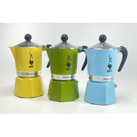 Bialetti Rainbow 3 modrá moka konvice 2