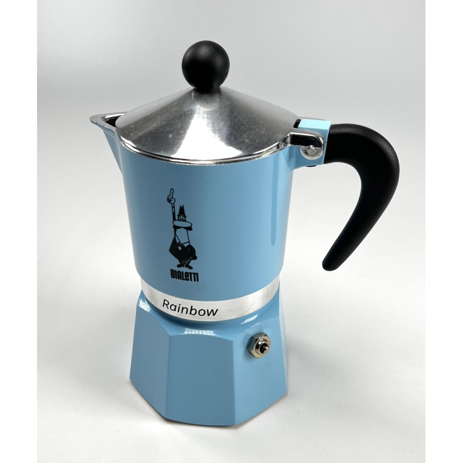 Bialetti Rainbow 3 modrá moka konvice