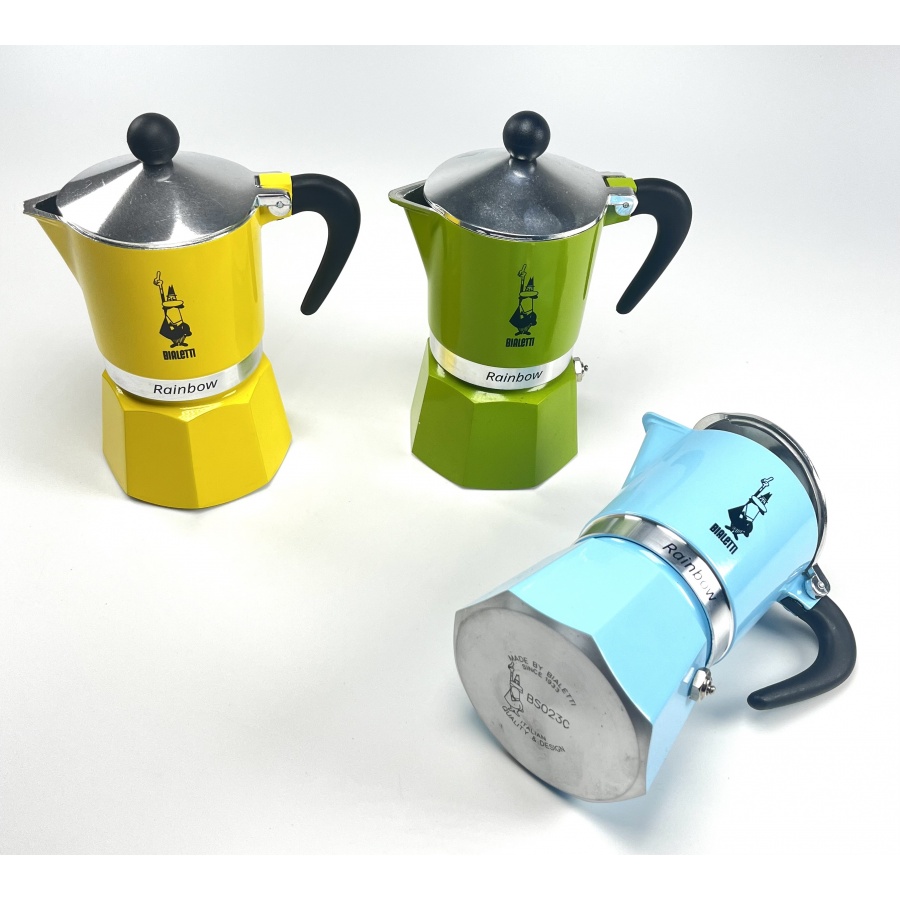 Bialetti Rainbow 3 green moka pot
