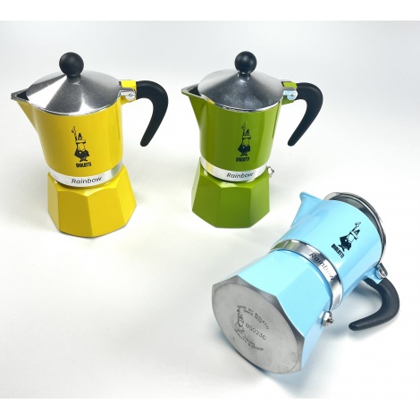 Bialetti Rainbow 3 green moka pot