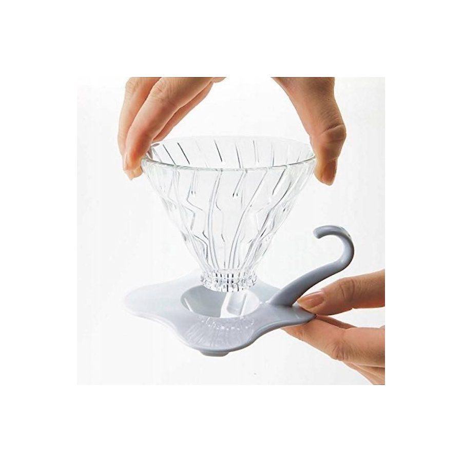 Hario Dripper V60-02 glass - white (VDG-02W)