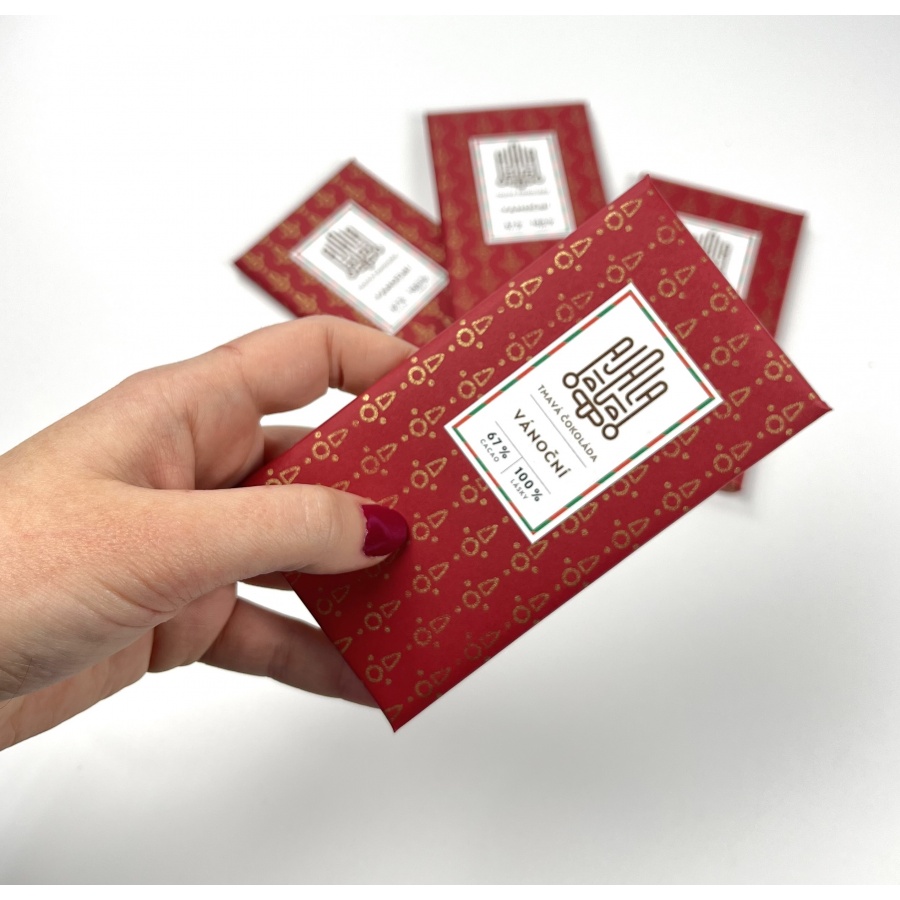 Čokoláda Ajala Vánoční 67%