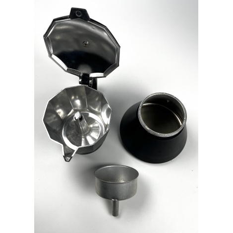 Moka konvice Kaffia Black 6 šálků - POUŽITÁ/SLEVA