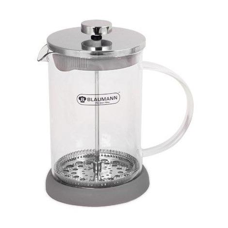 Frenchpress 350ml teapot grey, stainless steel