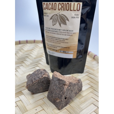 Ceremonial cocoa Criollo pieces 200g