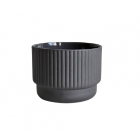 Kaffia Style Cappuccino Cup 230 ml - dark grey