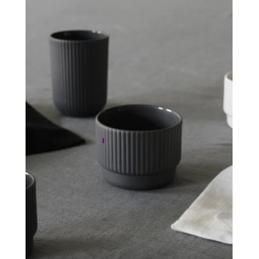 Kaffia Style Cappuccino Cup 230 ml - dark grey 2