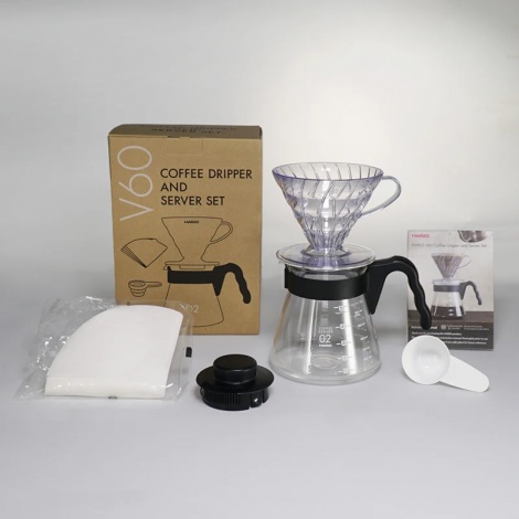 Hario V60 Pour Over Craft - Black (VCND-02B-EX)