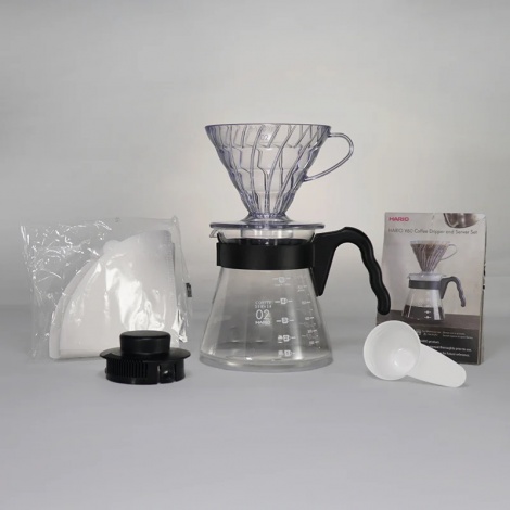 Hario V60 Pour Over Craft - Black (VCND-02B-EX)