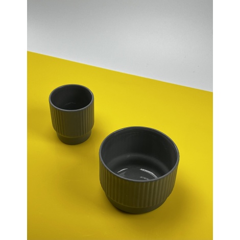 Kaffia Style Espresso Cup 80 ml - dark grey