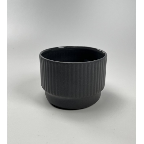 Kaffia Style Cappuccino Cup 230 ml - dark grey