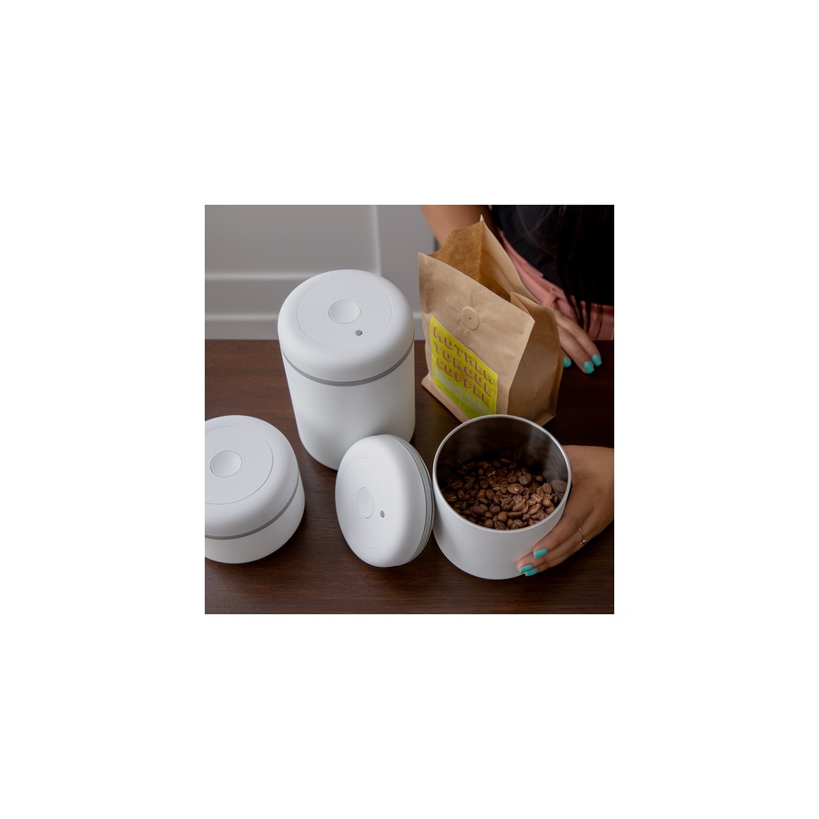 Fellow Atmos 280g vacuum canister white