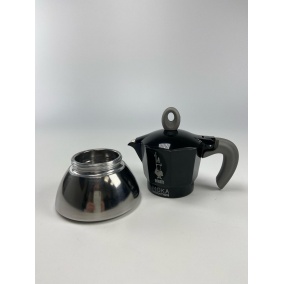 Bialetti Moka Induction 2 cups black NEW- USED 2
