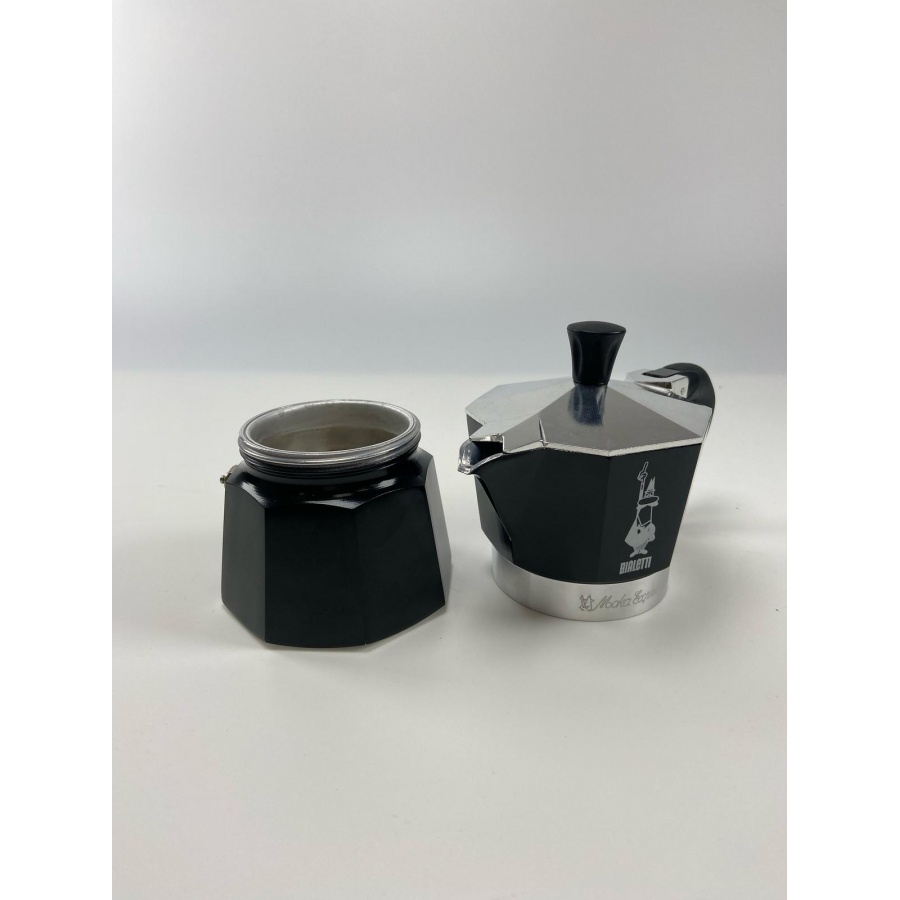 Bialetti Moka Express 3 moka pot black - USED/DISCOUNTED