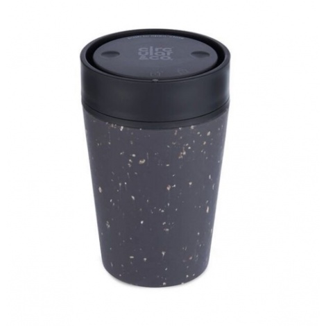 Circular Cup (rcup) Grey and Ink Black 227 ml
