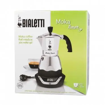 Bialetti Moka Timer 6 Electric Moka Teapot